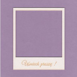 Tekturka Crafty Moly Ramka Uśmiech proszę! G3